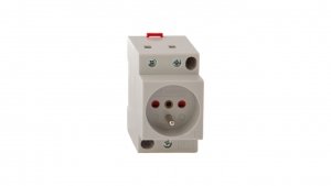 Gniazdo modułowe 2P Z 16A 250V z przesłonami na szynę Z-SD230-BS 266876