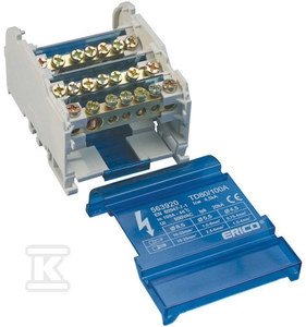 Blok dystrybucyjny czteropolowy TD 80/100AL