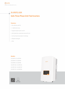 Falownik trójfazowy sieciowy SOLIS SOL-S5-GR3P12K-EU 12 kW