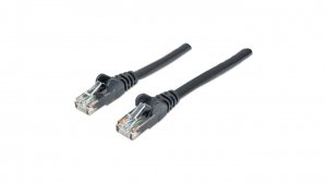 Patchcord Cat5E UTP 2,0M Czarny 100 Miedź 320757