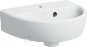 Selnova Umywalka kompaktowa, B36cm, H15cm, T29cm, z przelewem, z otworem na baterię