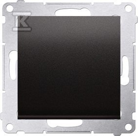 Przycisk pojedynczy zwierny bez piktogramu 10 AX, antracyt Simon54 + Ramka 1-krotna uniwersalna IP20 / IP44, antracyt Simon54 DMS027