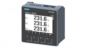 Miernik parametrów sieci PAC3220 z licznikiem energii pomiar pośredni x/1A lub x/5A MODBUS TCP/IP Webserwer montaż tablicowy 7KM
