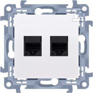 GN.2-KR.KOMP.RJ45 KAT6 BIAŁE+RA.SIMON10