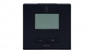 REGULATOR TEMPERATURY PROSTY, BATERYJNY , PRZEKAŹNIKOWY TYP: LBR-01 CZARNY