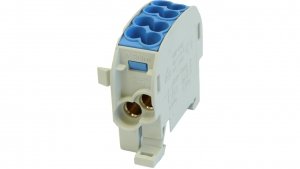 Blok rozdzielczy - odgałęźny Al/Cu SCB 25 (80110) SIMBLOCK niebieski 81501003
