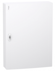 Rozdzielnica PrismaSeT XS 4x24 natynkowa PSXS-4-24-NT-B drzwi białe IP40 IK09 LVSXQ424