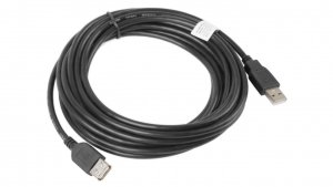 Przedłużacz USB 2.0 High Speed 5m LANBERG CA-USBE-10CC-0050-BK