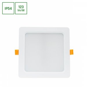 DURE 3 DOWNLIGHT 18W WW 230V 110st IP54 IK06      170x170x34 BIAŁY kwadratowa zasilacz zintegrowany