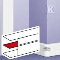 Przegroda do pokrywy, wysokość 50mm,DLP-N 010472