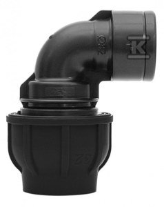 KOLANO ZACISK.PP 90ST.75X21/2  GW DO PE