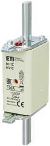 Wkładka topikowa przemysłowa zwłoczna KOMBI NH1C gG 100A/500V 004184214
