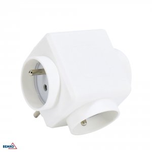 ROZGAŁĘŹNIK + 0  3xGN 16A + 2xUSB MAX.2.4A