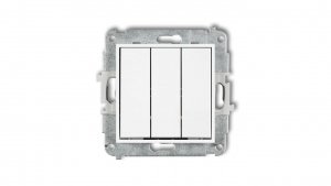 ICON Mechanizm łącznika potrójnego biały mat 25IWP-7