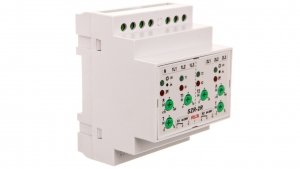 Sterownik samoczynnego załączania rezerwy z regulacją / styk 2x1P 8A 250V/ SZR-2R