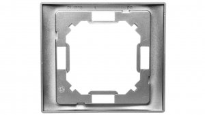 Simon Basic Neos Ramka pojedyncza stal inox BMRC1/21