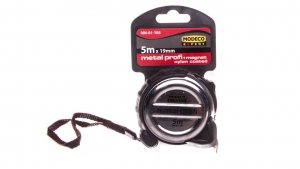 MIARA ZWIJANA 5mX19mm METAL PROFI   MAGNES MN-81-185