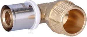 KOLANO 90ST ZAPRASOWYWANE GZ 20MM X 3/4