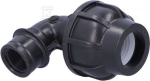 KOLANO ZACISK.PP 90ST.25X1/2  GW DO PE