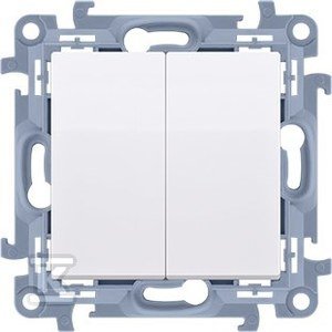 ŁĄCZNIK ŚWIECZ.PODŚW.IP44 BIAŁY SIM
