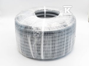 Rura osłonowa karbowana szara (PESZEL) niepodtrzymująca płomienia RKSGP 18-22 z pilotem 750N 25mb W0269