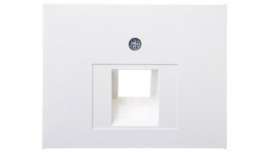 K.1 Element centralny do gniazda UAE RJ11 RJ12 RJ45 kat.3, 5e, 6 45st śnieżnobiały 14077009