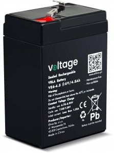 Akumulator AGM Voltage 6V 4,5Ah VE6-4.5