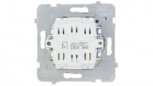 AS Łącznik pojedynczy z podświetleniem biały ŁP-1GS/m/00