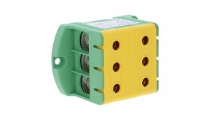 Złączka szynowa 3-torowa ZJUN-3x95 PE żółto-zielona R34RR-07020002501