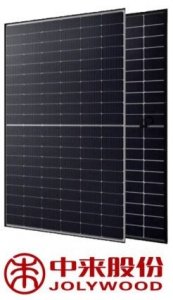 JOLYWOOD JW-HD-108N-500W R2 BIFACIAL Czarna Rama (N-type) 