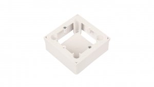 Simon Classic Puszka natynkowa pojedyncza płytka biała MPN1/11