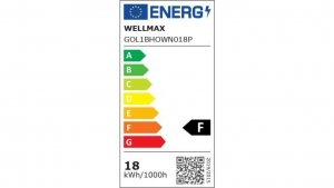 Lampa LED Bulkhead   PIR Czujnik Ruchu Owalny Biały 18W 92lm/W 1650lm IP54 Neutralna 4000K SAMSUNG / GOL1BHOWN018P