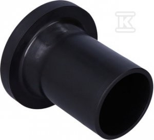 Tuleja doczołowa długa kołnierzowa d90 PE100, SDR17, PN5 gaz/PN10 woda, sfazowana