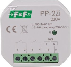 PP-2Z-LED-230V PRZEKAŹNIK ELE.2Z 16A P/