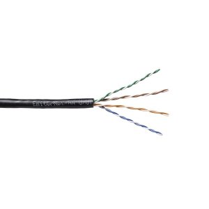 Kabel  EmiterNet zewnętrzny PVC+PE UTP (U/UTP) kat.5e, drut 4x2x0,5 PE