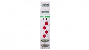 Przekaźnik czasowy 2P 8A 0,1sek-576h (praca/przerwa) 24V AC/DC 2-funkcyjny PCU-507-24V