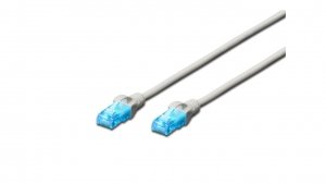 Kabel krosowy (Patch Cord) U/UTP kat.5e szary 1,5m DK-1512-015