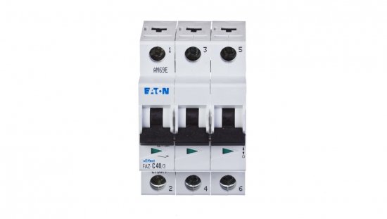 Wyłącznik nadprądowy 3P C 40A 15kA AC FAZ C40/3 278877