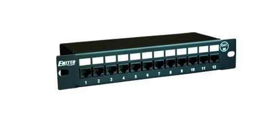Panel 10  12xRJ45 UTP kat.5e (1U)