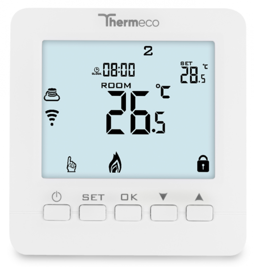 Regulator temperatury H8 programowalny (biały)