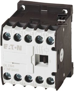 Stycznik AC3/I=9AP=4kW/ 4 polowy DILEM4-G(24VDC) 012701