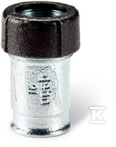 ŁĄCZNIK QI 1/2  GW DO RUR  STALOWYCH