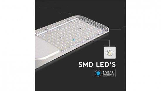 Oprawa Uliczna LED 50W 5000lm 4000K regulowany uchwyt sensor zmierzchu Diody SAMSUNG IP65 Szara 5 Lat Gwarancji 20432