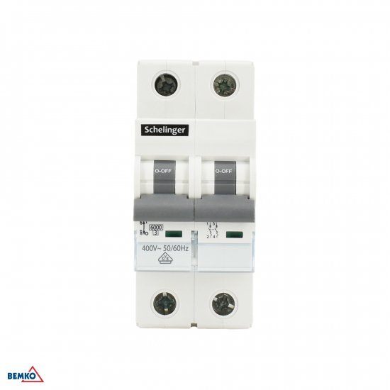 WYŁĄCZNIK NADPRĄDOWY 6KA 2P B 06A VDE SCHELINGER