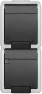 GN.2X2P+Z PIONOWE IP55 SZARY AQUANT2K