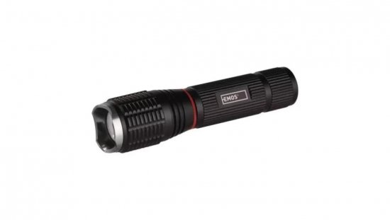 Latarka metalowa LED 5W   3W COB 230 lm 3× AAA z zoomem P3111