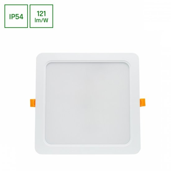 DURE 3 DOWNLIGHT 24W WW 230V 110st IP54 IK06       220x220x34 BIAŁY kwadratowa zasilacz zintegrowany