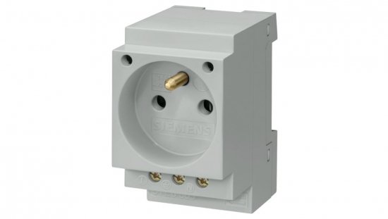 Gniazdo modułowe 2P Z 16A 230V CEE7 z bolcem 5TE6803