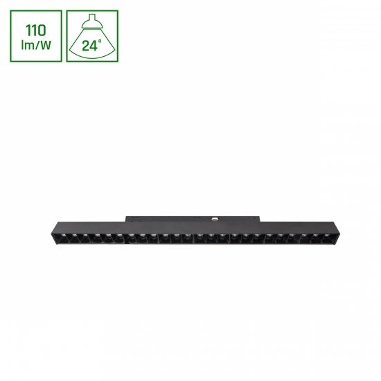SYSTEM SHIFT BASIC - GRID M OPRAWA LINIOWA 330MM 18W 2700K CZARNY
