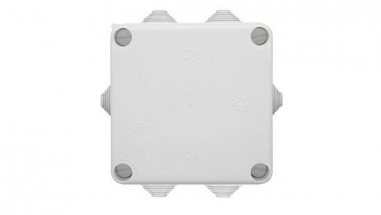 Puszka hermetyczna natynkowa PK-5 133x133x83mm pusta IP55 biała 0252-00